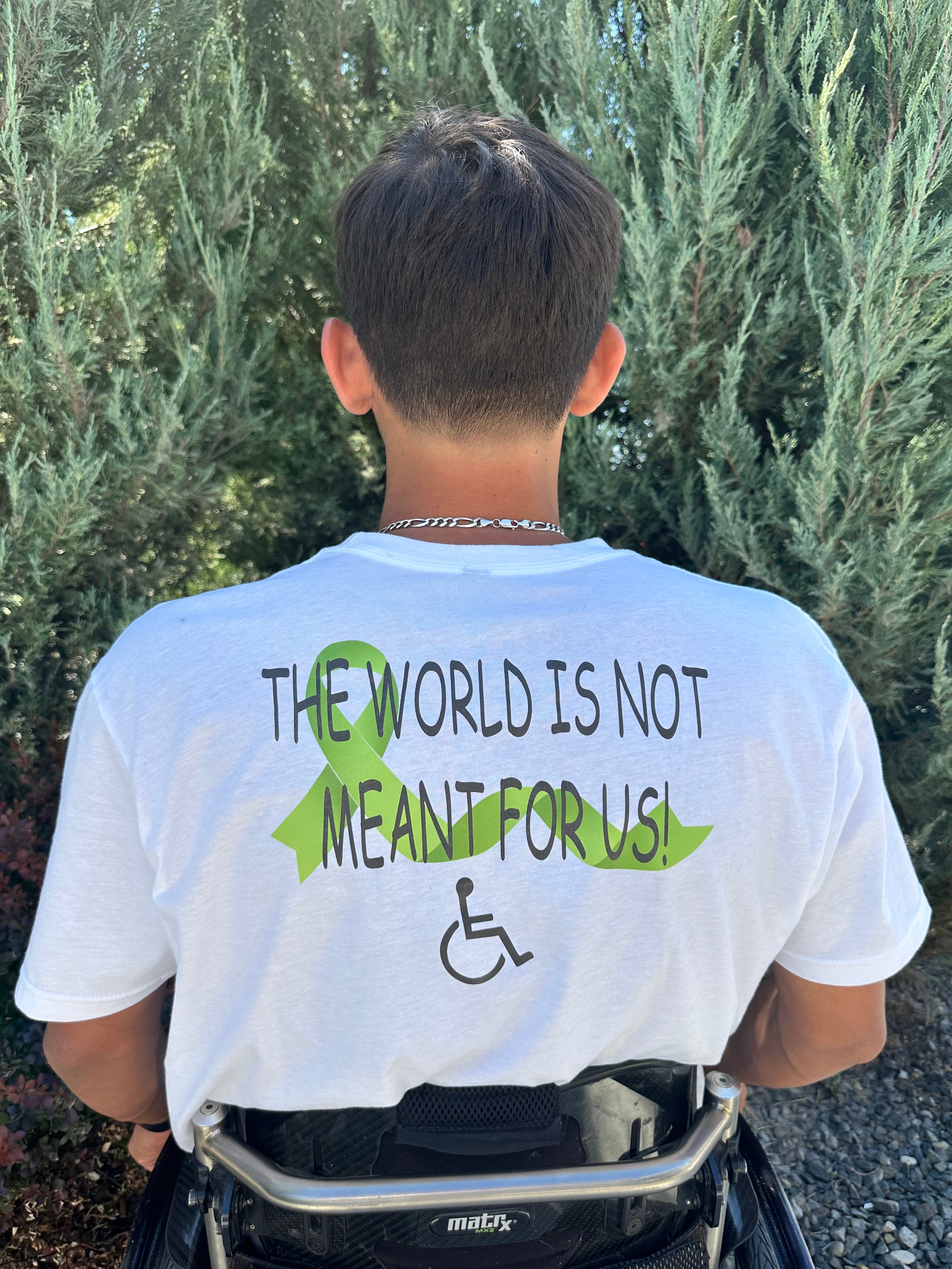 White SCI Awareness T Shirt